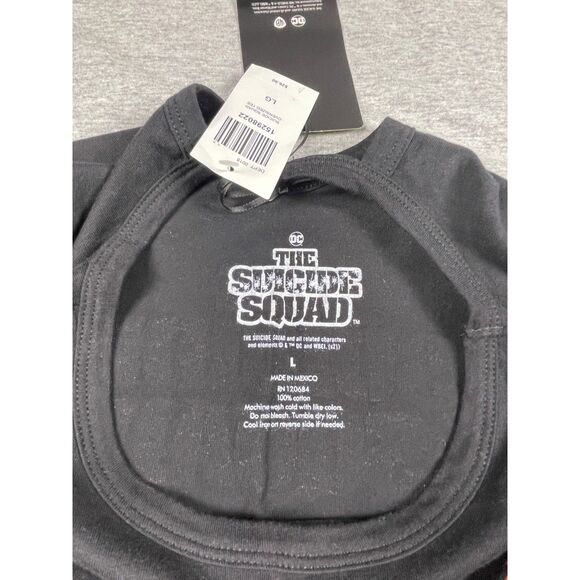 DC Comics The Suicide Squad Character Grid Distressed Oversized T-Shirt Size L - Picture 8 of 11
